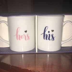 His and hers mugs
